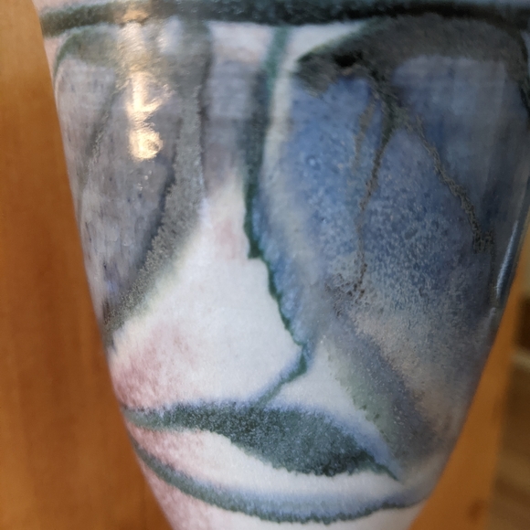 ROBIN HOPPER POTTERY GOBLET WINE GLASS CHOSIN POTTERY CANADA MADE - Picture 13 of 16